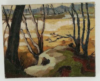 Dufour Jean Jules (1889-1973); Öl auf Leinwand;