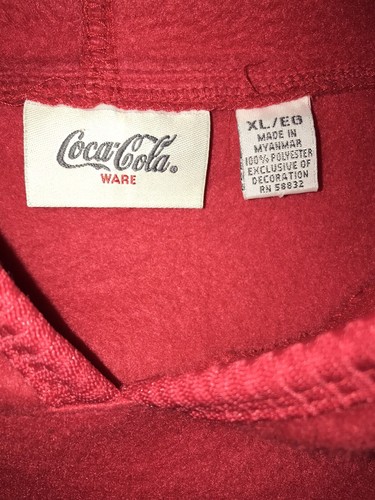 Coca Cola Size XL Red Polar Bear Graphic Long Sleeve Knit Women’s Sweatshirt - Picture 11 of 12