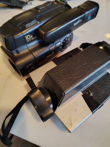 sony handycam video kodak 8mm movie camera 35mm flash lot for parts or repair