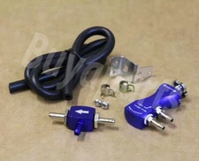 BLUE UNIVERSAL ADJUSTABLE RACING TURBO 30 PSI MANUAL BOOST BYPASS CONTROLLER KIT