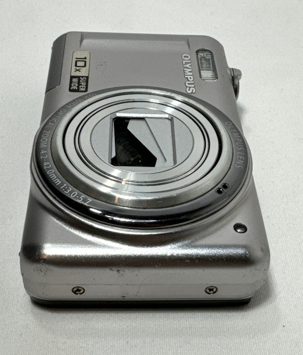 【美品動作確認済み】OLYMPUS VR-310 デジタルカメラ バッテリー無し Olympus VR-310 14.0MP Digital Camera Silver No Battery No