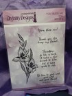 Stamps Lot Divinity Designs Die Set stencil embossing folder coffee, flowers NEW — photo 3