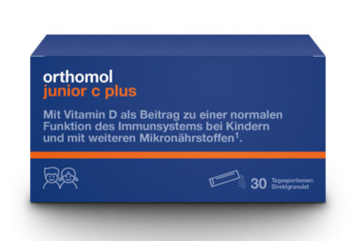 ORTHOMOL Junior C plus Granulat 30 Beutel  PZN 10013216 plus Probe