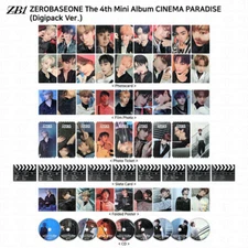 ZEROBASEONE ZB1 4th Mini Album CINEMA PARADISE Digipack Ver Photocard Film Photo