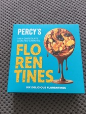 Percy's Milk Chocolate and salted caramel Florentines (Six Pack)