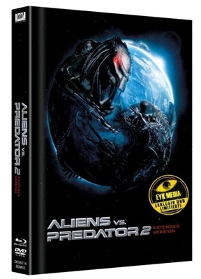 Aliens vs. Predator 2  Extended Limited Mediabook Cover C # Blu-ray + DVD NEU