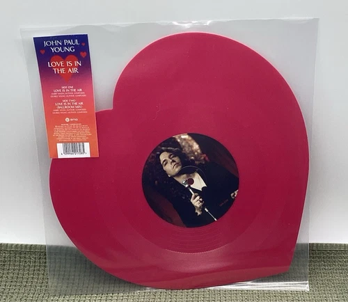 John Paul Young - Love Is In The Air 12" Heart Shaped Picture Disc Vinyl