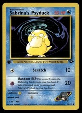 Sabrina's Psyduck 99/132 2000 Gym Challenge 1st Edition NM on eBay