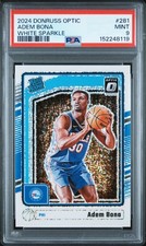 2024 PANINI DONRUSS OPTIC WHITE SPARKLE #281 ADEM BONA ROOKIE RC PSA 9