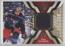 2021-22 SPx Rookie Jersey Gold Spectrum 82/99 Cole Sillinger #RJ-CS 15ms