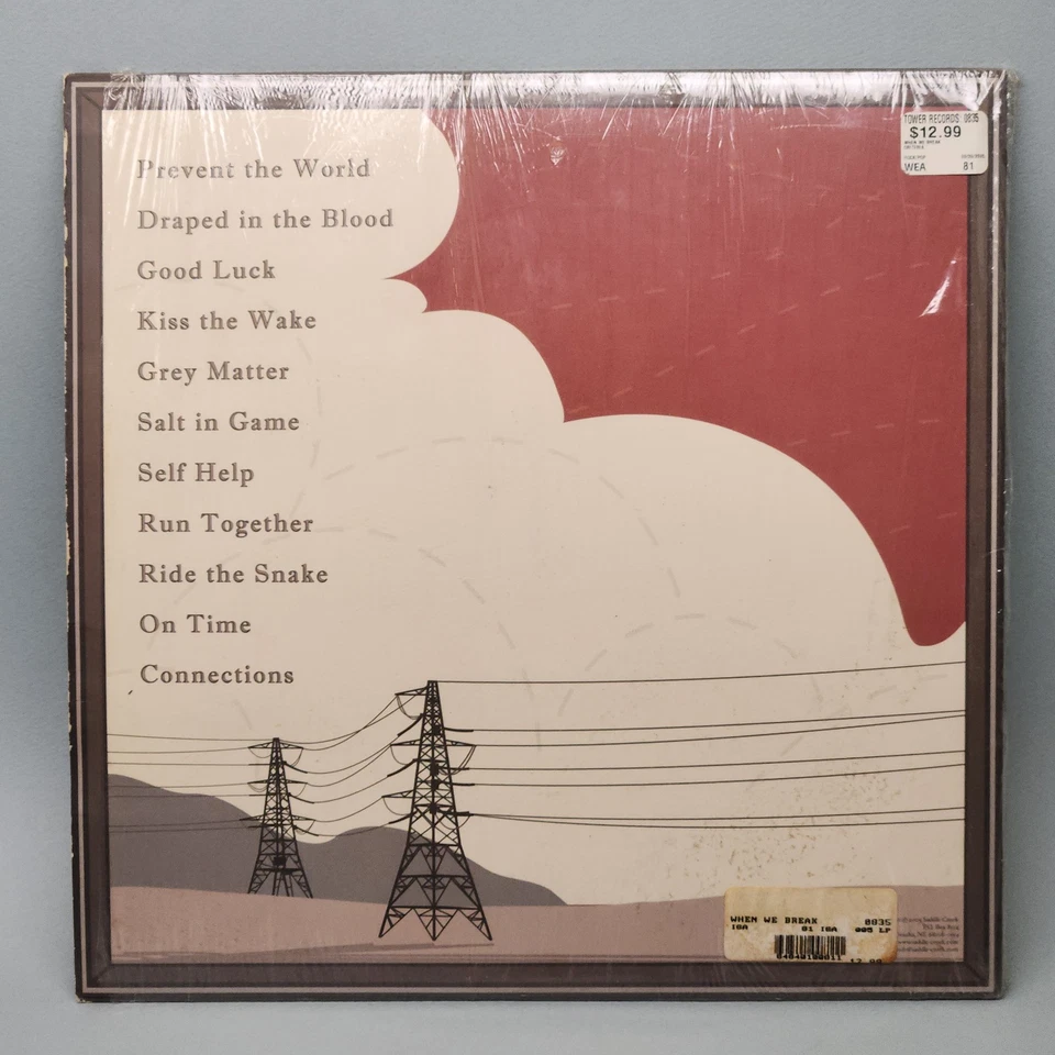 When We Break by Criteria (180 Gram LP, 2005, Saddle Creek LBJ-81) VG+/G - Image 3 of 3