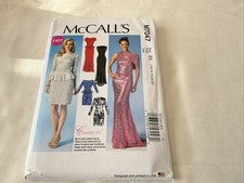 7047 McCall's Misses' Cocktail and Evening Dresses Sewing Patterns Size 6-14 UC