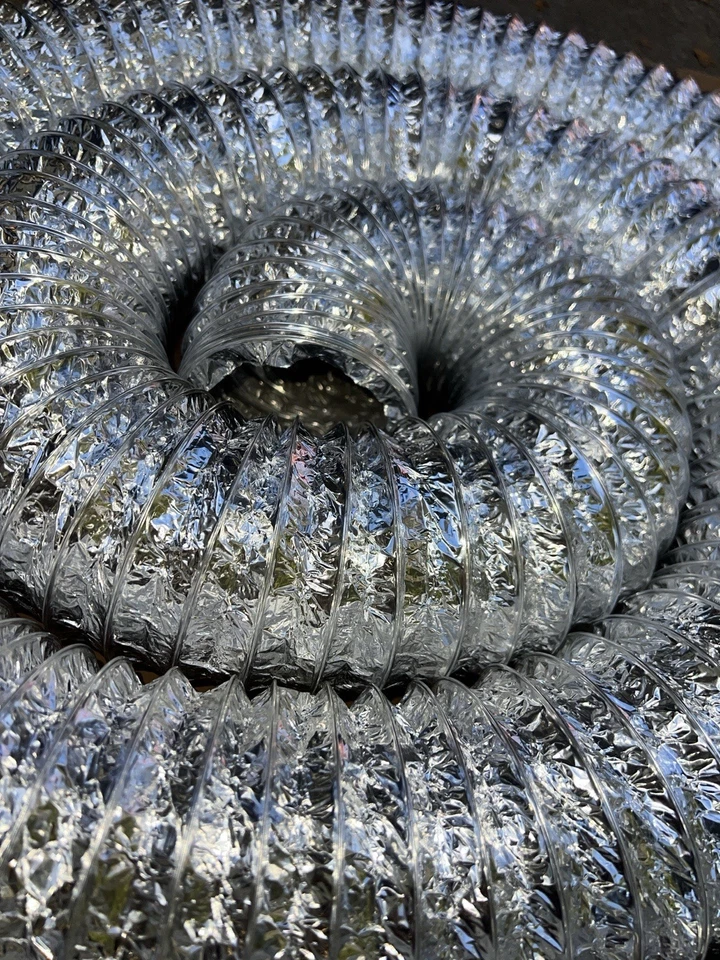 Manguera de ventilación flexible de aluminio para secadora de 14 pies - Usada, limpia, buen estado Foto 3 de 3