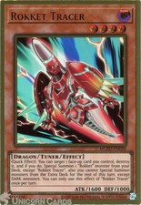 MGED-EN020 Rokket Tracer Premium Gold Rare UNL Edition Mint YuGiOh Card