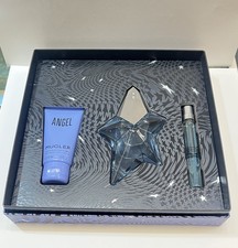 Mugler Angel 3pc Gift Set For Women With 1.7oz 10ml Edp Spray 1.7oz Body Lotion