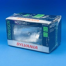 Sylvania H4703 XtraVision Sealed Beam Headlight Bulb 12V 55W NOS