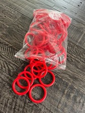60 Pack Plastic Ring Toss Rings for Bottles Carnival Party Game Target Toss Toys
