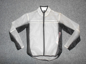 LEATT SEE-THRU MENS SMALL WATERPROOF REFLECTIVE FULL ZIP CYCLING JACKET       K4