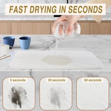 Stone drying mat  Stone drying mat for kitchen counter Tableware drying  stone dis