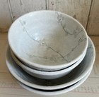 Minimalist White Cherry Blossom Made In Japan Japanese Bowls Set Of 4 Noodles 