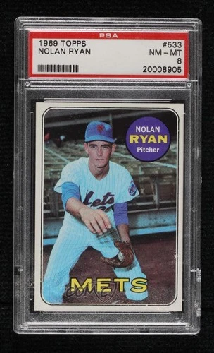 1969 Topps High # Nolan Ryan #533 PSA 8 HOF