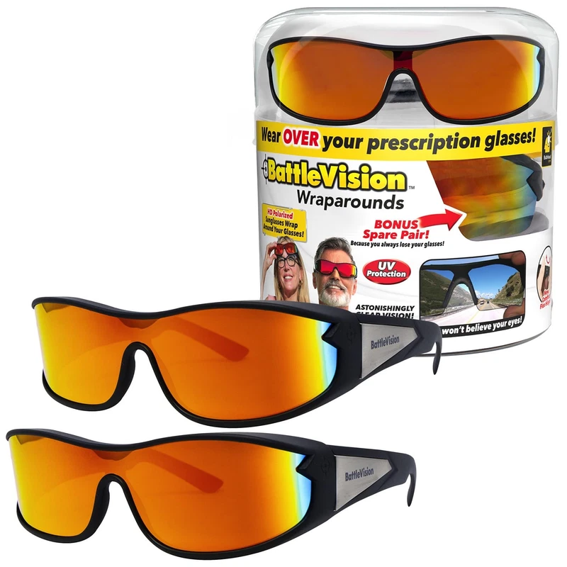 BattleVision wrap-around polarized fit-overs at $24.99