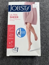 JOBST UltraSheer 15-20 mmHg Compression Stockings Suntan Knee High Small