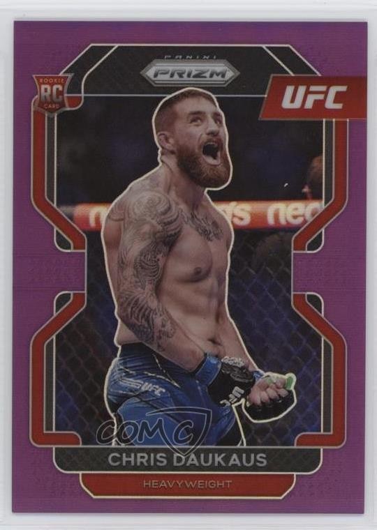 2022 Panini Prizm UFC Purple Prizm 2/149 Chris Daukaus #199 1s8