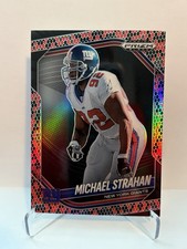 2025 Panini Prizm Black Snakeskin Prizm Michael Strahan #130 Giants SSP