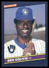 1986 Donruss Ben Oglivie Milwaukee Brewers #333
