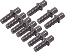 10x Drum Tension Rods M6x15 Deep Thread Replacement Bass Drum Hardware Set