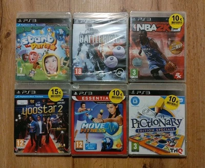 Lot 6 Jeux PS3 / Playstation 3 / Neufs sous Blisters - Photo 1/3