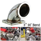 3" Vband Adapter 90° Degree Flange T4 Turbo Stainless SS V-Band Adaptor