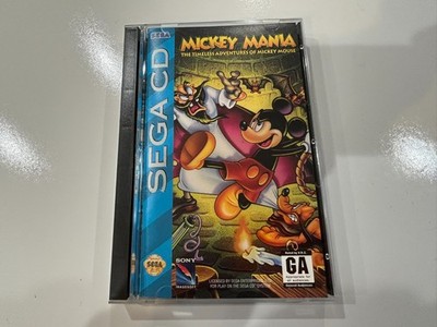 Mickey Mania: Timeless Adventures of Mickey Mouse (Sega CD) Complete w Reg EXC