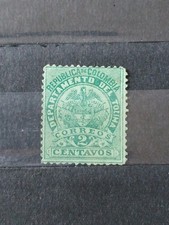 Colombie Tolima 2 Centavos Vert (1904-1906) Timbre Départemental Local