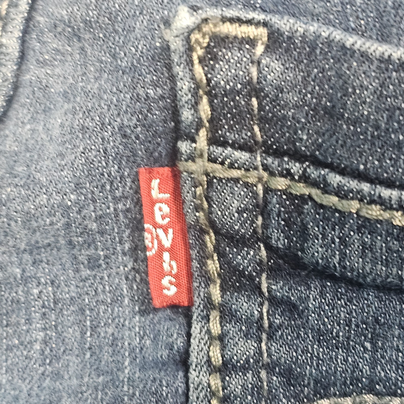 Levis 529 Women Jeans 4 Blue Denim Skinny Leg Curvy Fadeout Whisker Solid Cotton thumbnail 5