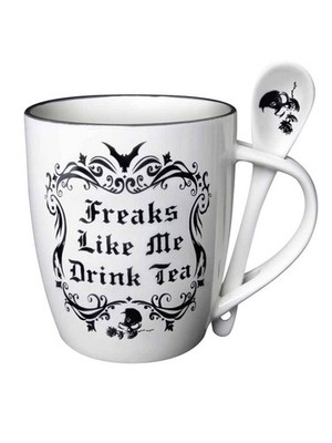 Alchemy Freaks Like Me Drink Tee Becher & Löffel Set