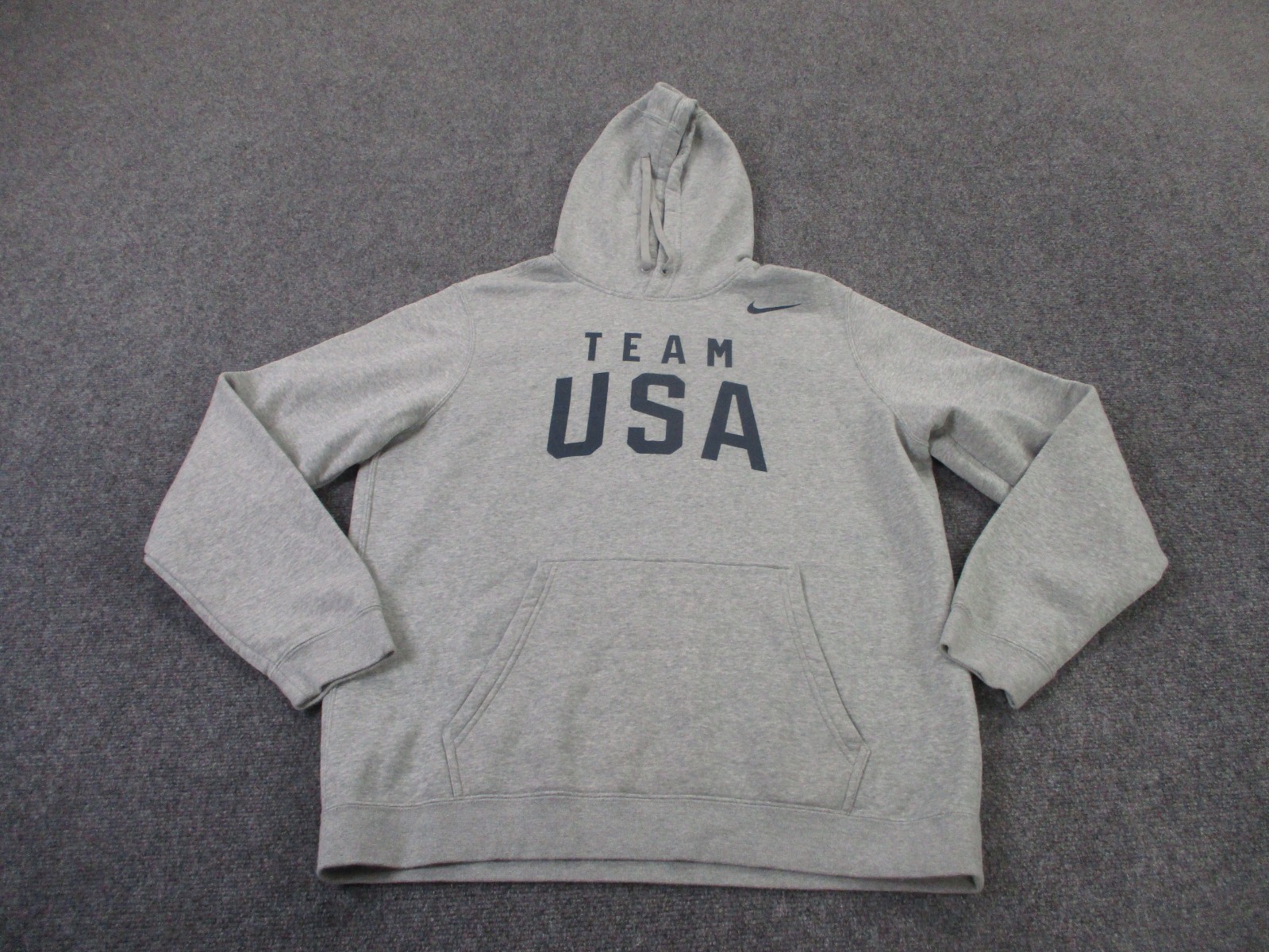 Nike Hoodie Sweatshirt Mens L Team USA Pullover Swoosh Gym Sportswear Club