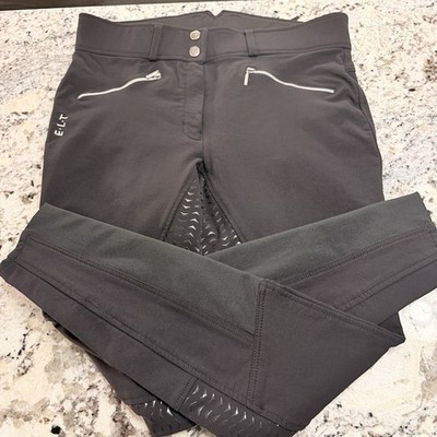 E.L.T Ladies Hella High Waist Silicone Breeches Women s 30  Equestrian Pants