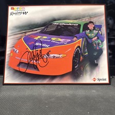 Adam Petty Signed Autograph NASCAR Hero Card 8x10 Spree Racing