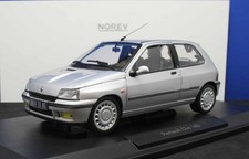 1/18 NOREV 1992 Renault Clio 16s (Iceberg Grey)