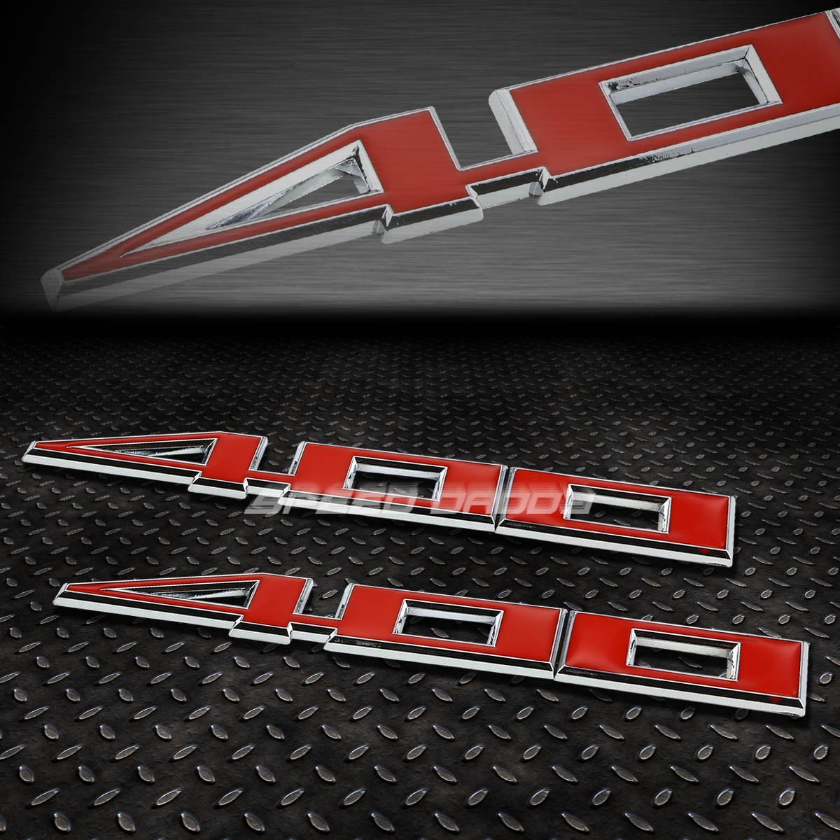 Juego De 2 Emblemas Metálicos Para Chevrolet/GM LS2 6.0