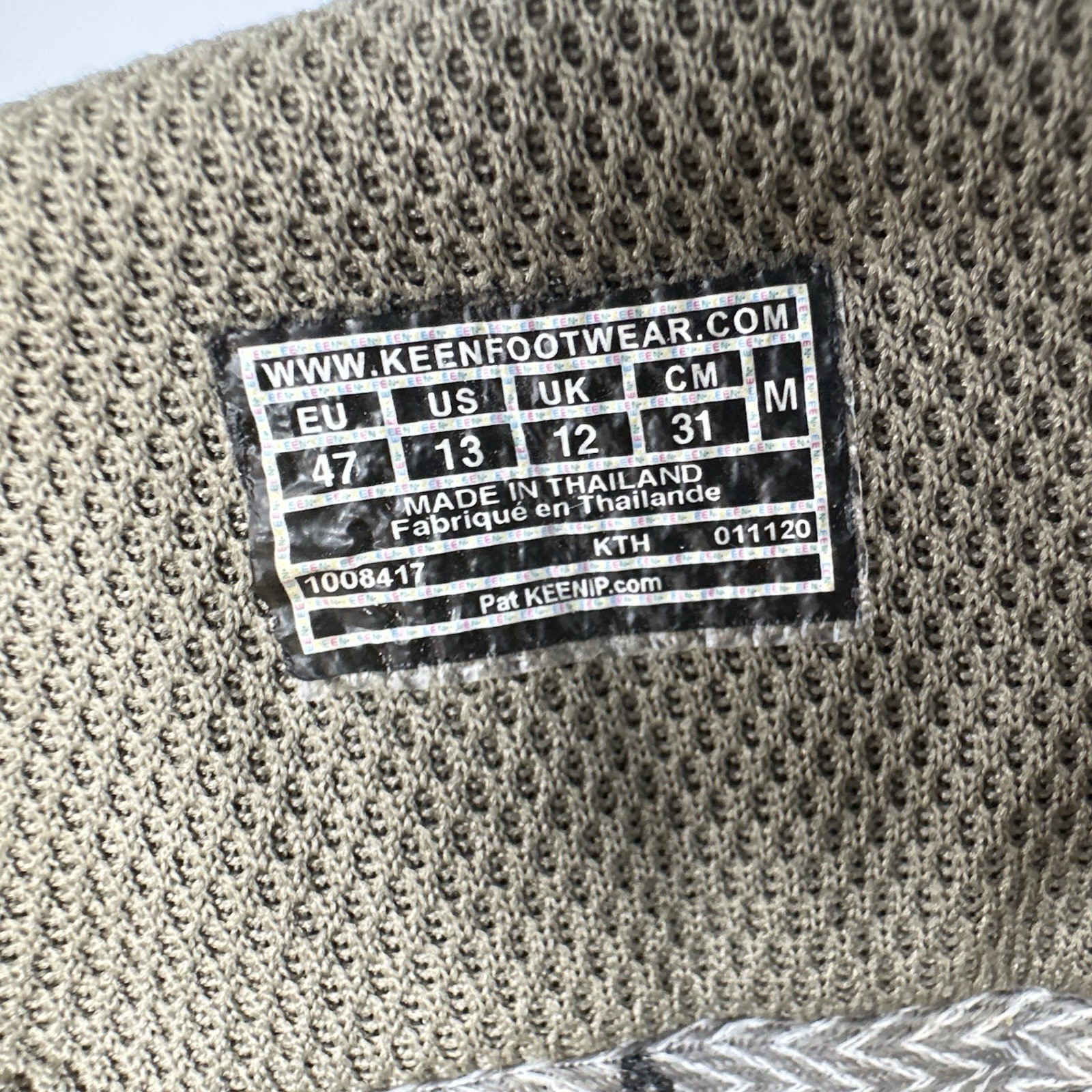 Scarpe sneakers Keen Targhee II impermeabili da trekking uomo 13 US marroni 1008417