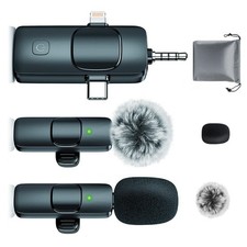 3-in-1 Wireless mic for iOS/Android/