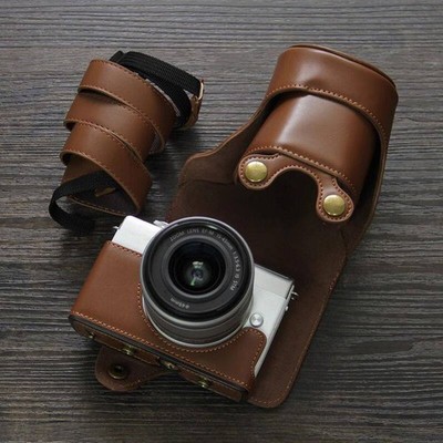 For Canon EOS M200 Camera Bag Protection Dock Case Base Leather Cover Shell