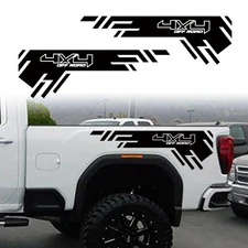2Pcs 4X4 Off Road Car Body Side Sticker Compatible with Pickup Trucks, Sports...