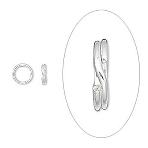 6mm Sterling Silver Split Rings (10) Great for Charms eBay