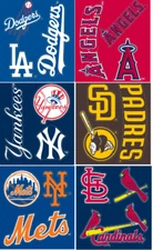 Brand New MLB All Teams Team ProMark Die-Cut Decal Stickers 3-Pack
