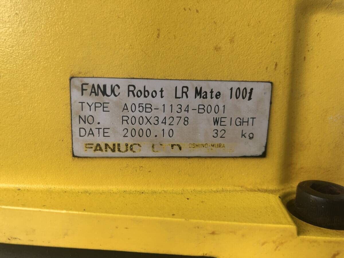 FANUC ROBOT LR Mate 100i A05B-1134-B001/ FANUC SYSTEM R-J2 FANUC ROBOT LR Mate 100i A05B-1134-B001/ FANUC SYSTEM R-J2