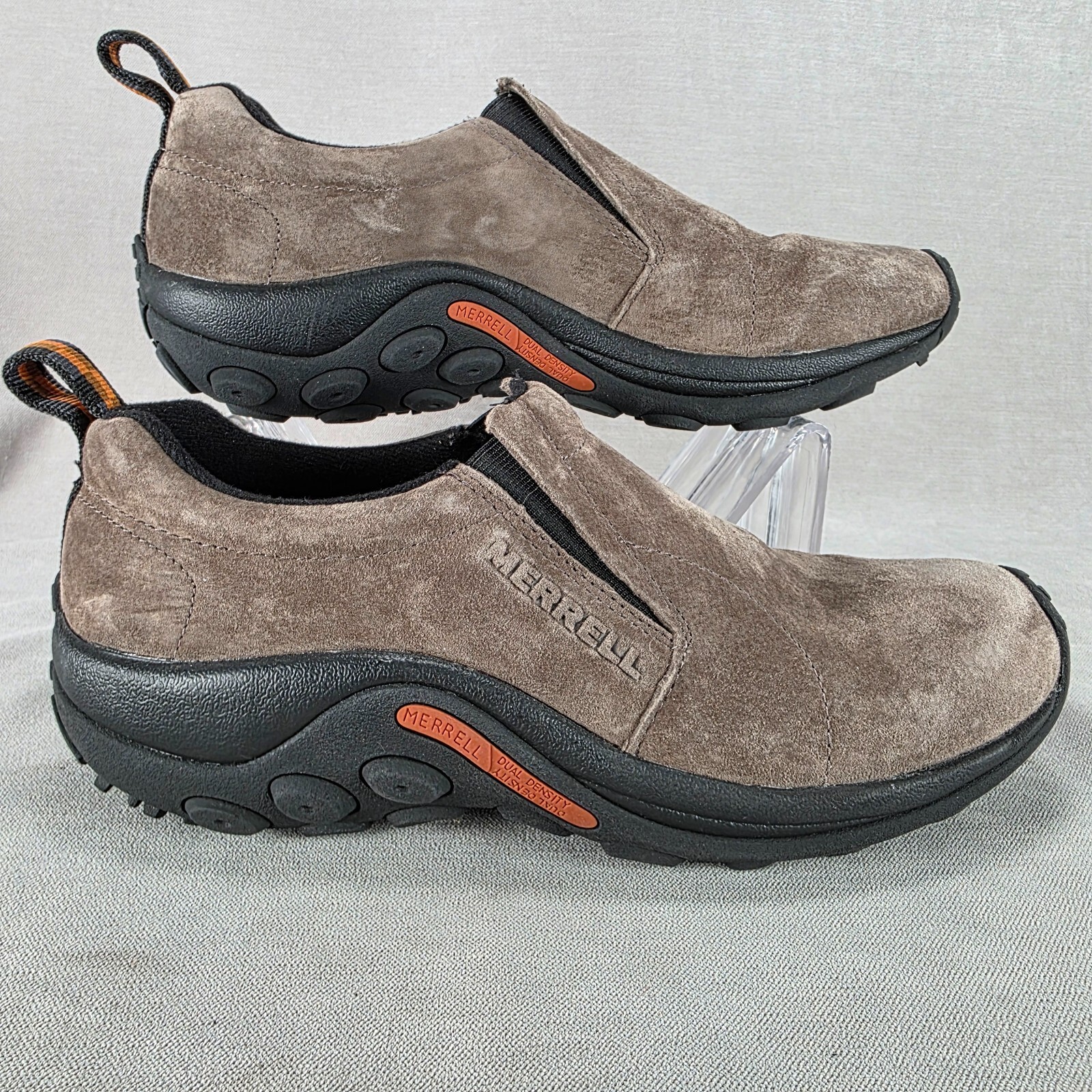 Scarpe slip on Merrell Jungle Moc da uomo taglia 8 Gunsmoke scamosciate marroni J60787